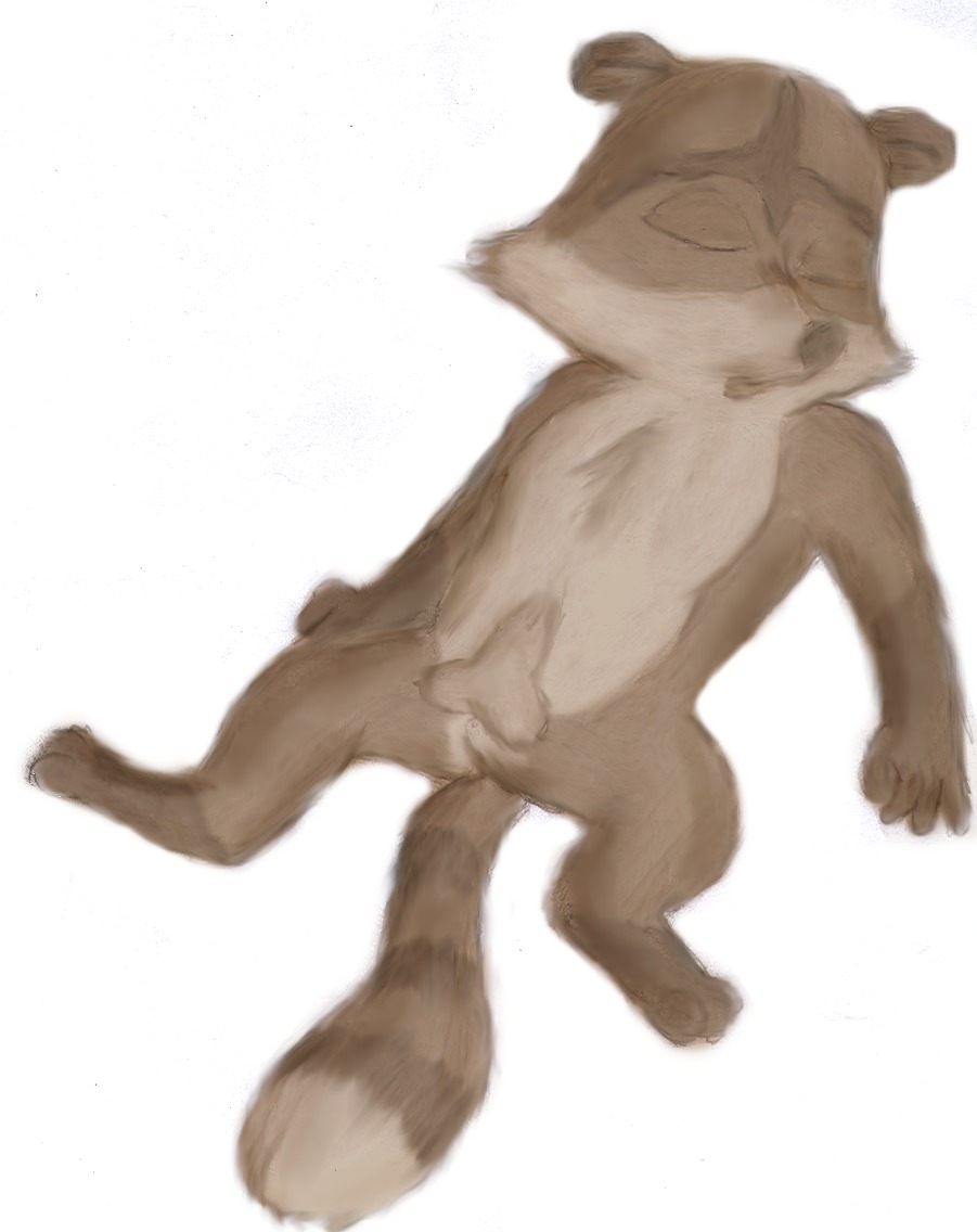 1boy anthro balls brown_fur closed_eyes dreamworks eyes_closed furry male male_only mammal over_the_hedge paramount_pictures raccoon rj_(over_the_hedge) rule34 sheath solo solo_male tagme testicles