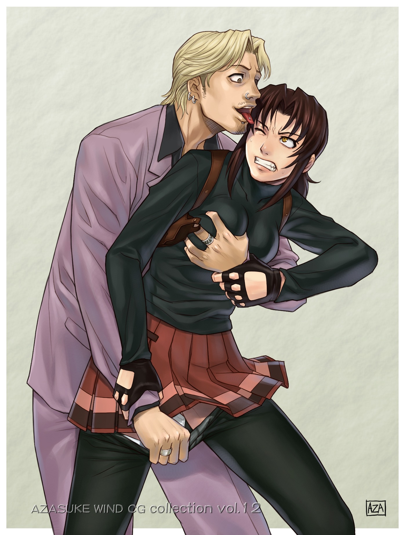 azasuke black_lagoon chaka female molestation revy rule34