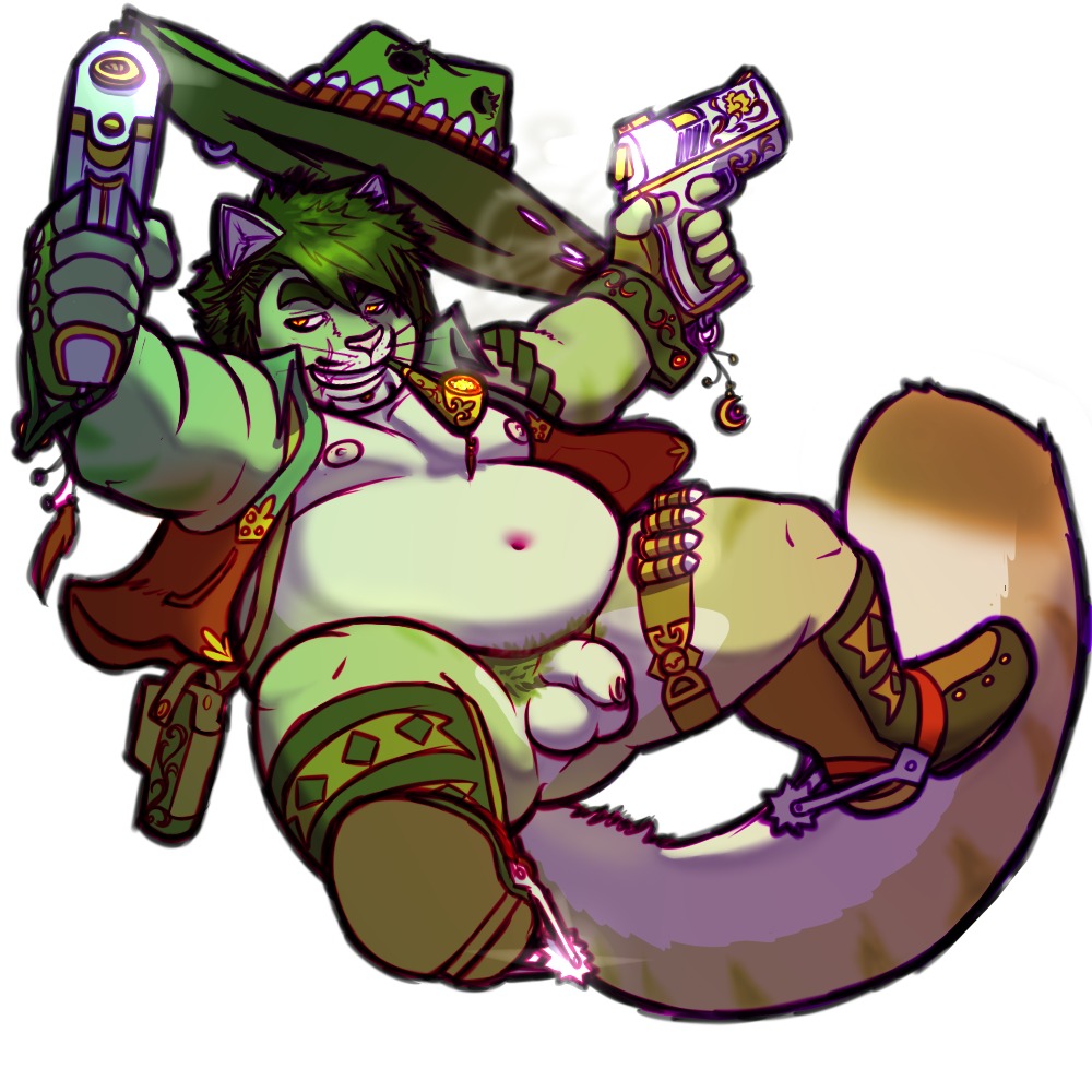 1:1 ammunition balls boots chirijaraiden clothing cowboy_boots domestic_cat dual_wielding e621 facial_hair felid feline felis flaccid footwear foreskin genitals gun handgun hat headgear headwear himegoto123 holding_gun holding_handgun holding_object holding_pistol holding_ranged_weapon holding_weapon humanoid_genitalia humanoid_penis leather male mammal nipples overweight overweight_male penis pipe pistol ranged_weapon shoes smoke smoking smoking_pipe solo weapon whiskers yellow_eyes