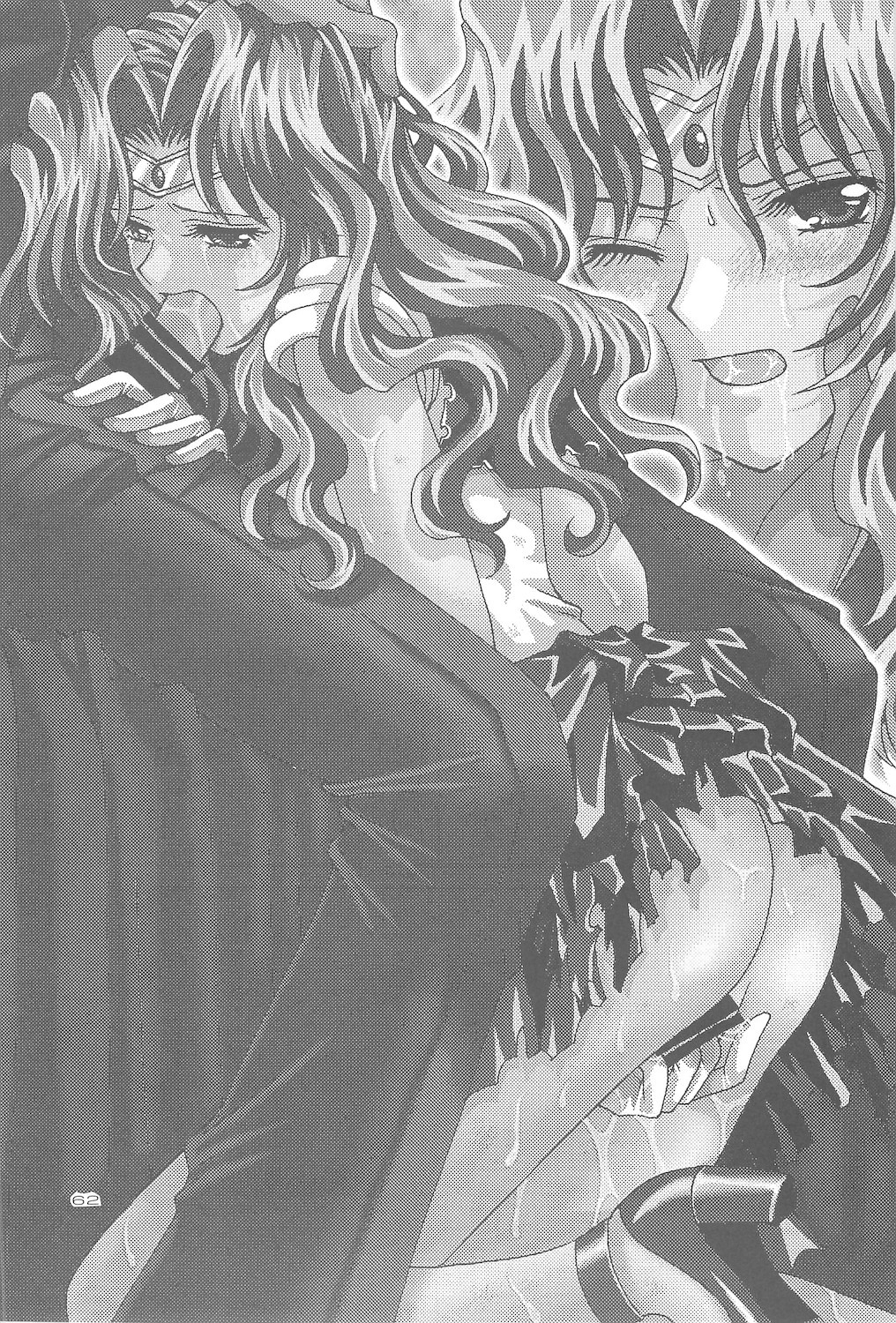 2003 bishoujo_senshi_sailor_moon censored clothed_masturbation clothing fellatio female male masturbation michiru_kaiou oral rule34 sailor_neptune sakura_bunchou skirt tagme tiara