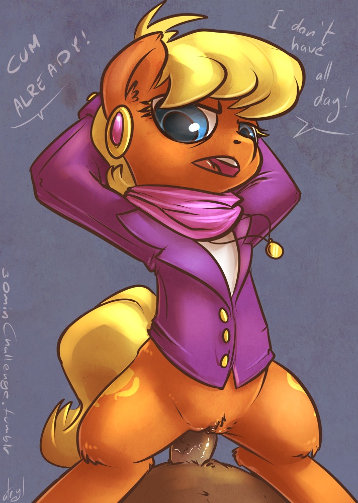 2013 anthro anthro_on_feral atryl bestiality blonde_hair blue_eyes bottomless clothed clothing digital_media_(artwork) duo e621 ear_piercing earth_pony equid equine erection female female_penetrated feral friendship_is_magic genitals hair hasbro horse looking_at_viewer lying male male/female male_penetrating male_penetrating_female mammal ms._harshwhinny_(mlp) my_little_pony on_back penetration penile penile_penetration penis penis_in_vagina piercing pony sex tail text vaginal vaginal_penetration vulva
