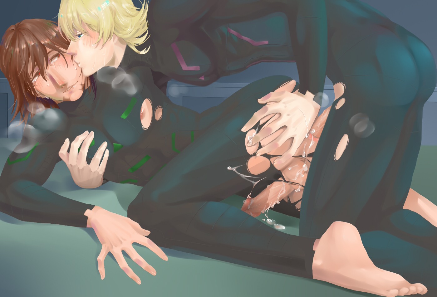2boys anal barnaby_brooks_jr. gay kotetsu_t._kaburagi male male_only rule34 tagme tiger_and_bunny wild_tiger yaoi