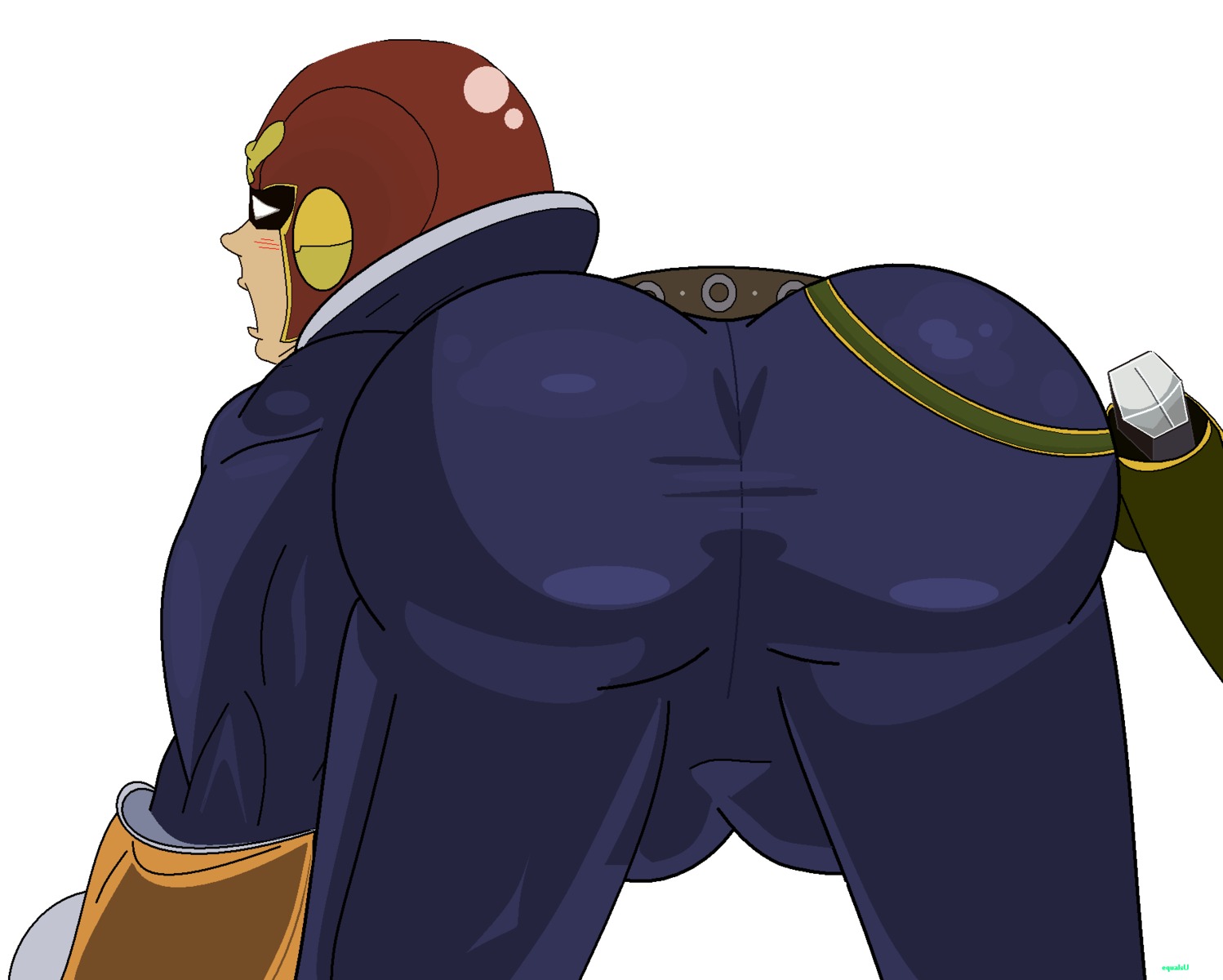 captain_falcon f-zero male male_only nintendo rule34 tagme