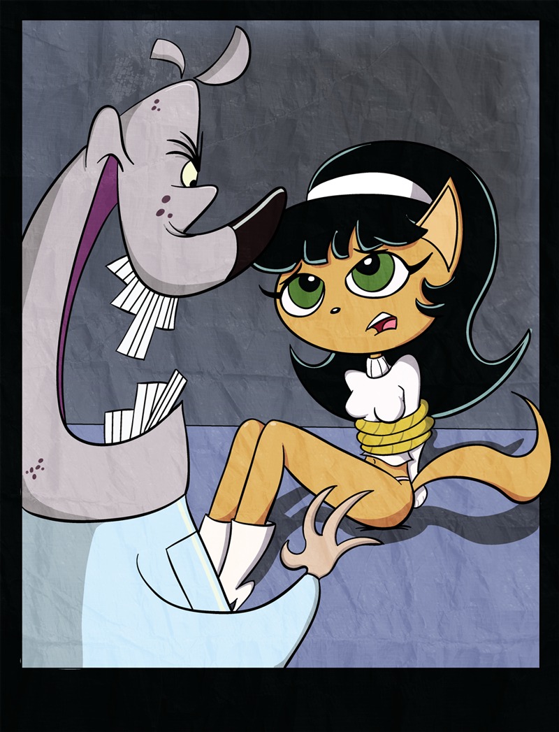 anthro bondage bound feline female fur furry kitty_katswell monkeycheese rule34 t.u.f.f._puppy tagme verminious_snaptrap