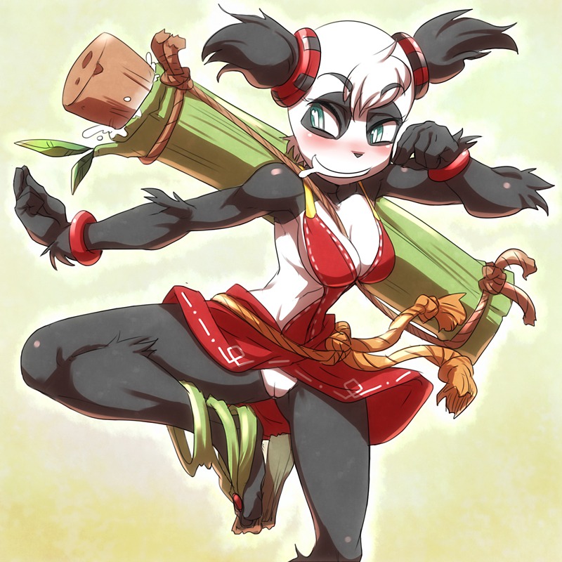 ankama anthro female no_panties pandawa rule34 tagme wakfu