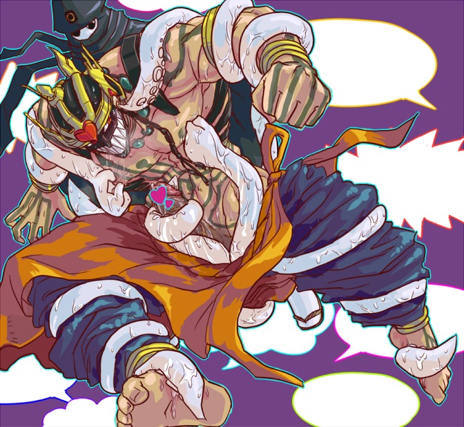 2009 2boys abs armpit arms_up barefoot black_pants bracelets censored censored_penis chain_chain chest erection fist gay gay_sex geta hands heart helmet helpless helpless_male love_machine male male/male male_only muscular muscular_arms muscular_male necklace nipple_tweak nipples octopus_tentacle pants penis pixiv pointless_censoring restrained rule34 sharp_teeth speech_bubble speech_bubbles summer_wars tabi tan_body tattoos teeth tentacle tentacle_on_male tentacle_restraint tentacle_sex tentaclejob tentacles thick_penis topless topless_male undressing wet_tentacles yaoi