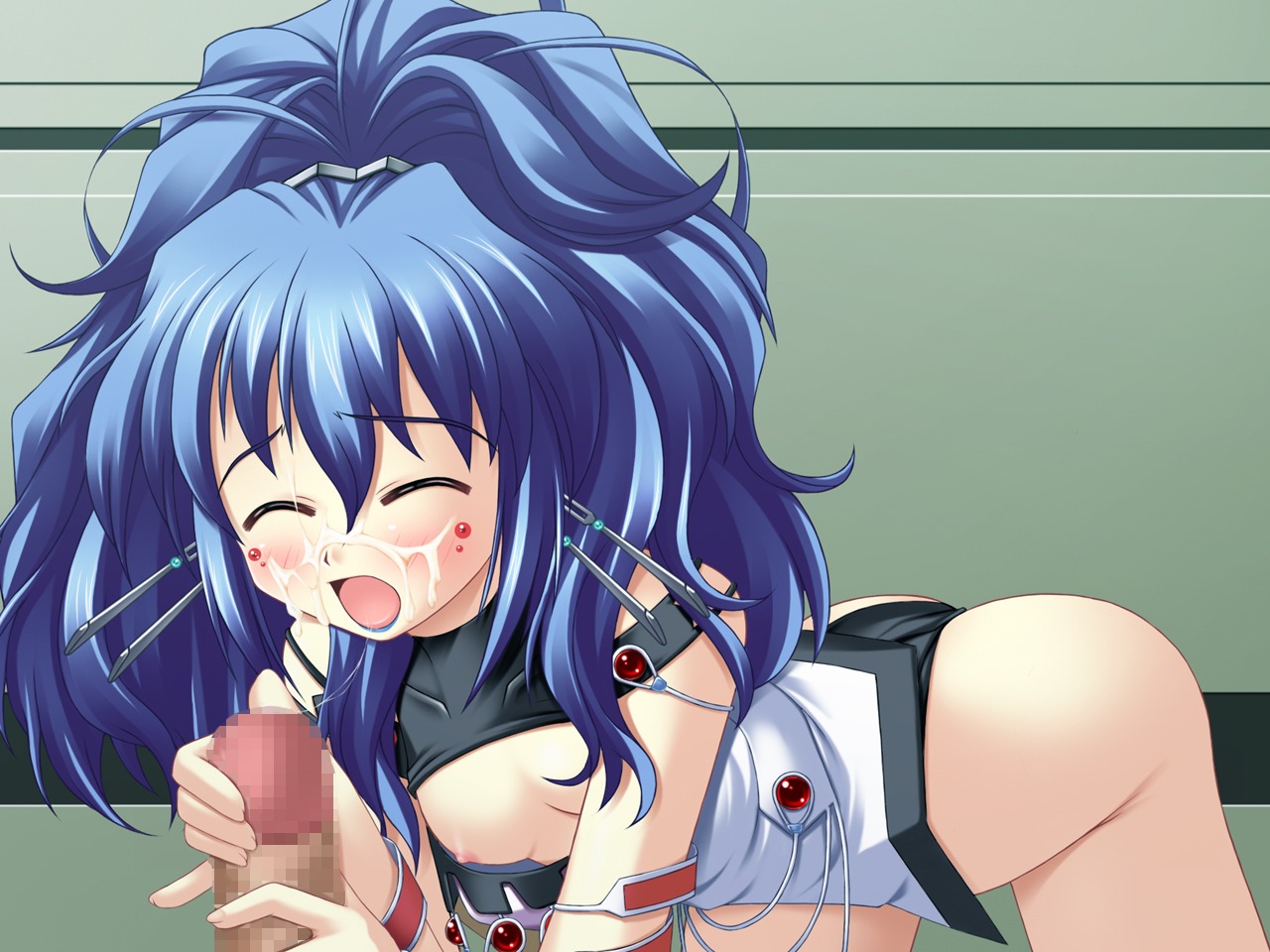 alfimi censored female marking_below_eyes rule34 super_robot_wars tagme