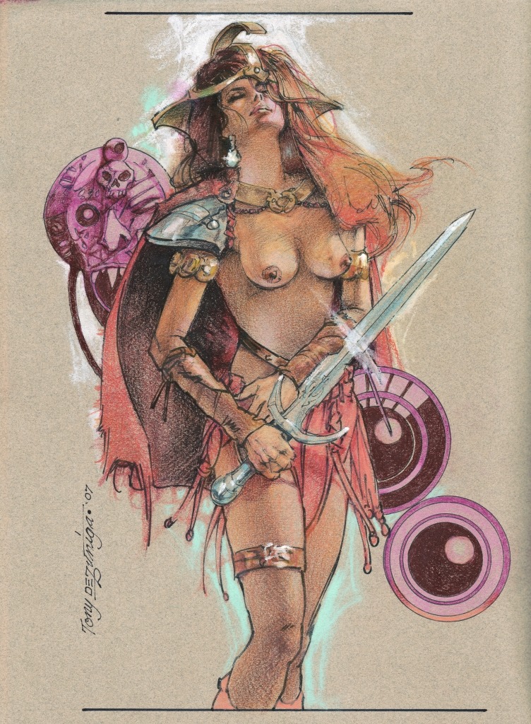 1girls 2007 female female_only marvel marvel_comics red_sonja red_sonja_(comics) rule34 solo straight_hair tagme tony_dezuniga