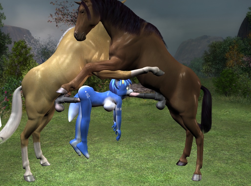 3d anthro blue_fur breasts color day fellatio female fox fur furry furry_breasts furry_ears hornybunny horse interspecies krystal male multiple_males nude oral outdoors pointy_ears pussy rule34 sex side_view size_difference star_fox vaginal_penetration white_fur