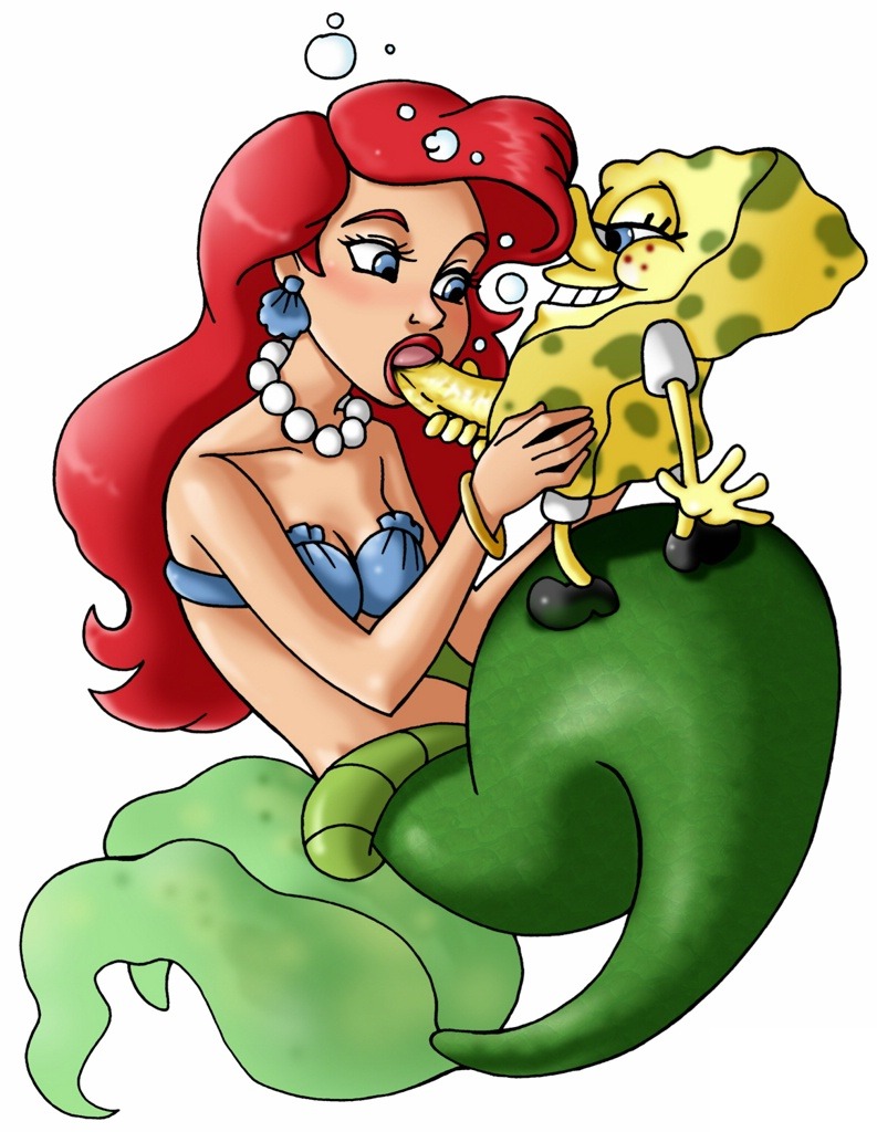 1boy 1girls anthro anthro_on_humanoid aplysina_fistularis ariel_(the_little_mermaid) balls black_hole_sun blowjob breasts cleavage crossover disney disney_princess erection female furry furry_male genitals humanoid humanoid_female humanoid_on_anthro interspecies light-skinned_female light_skin long_hair male male/female marine merfolk mermaid nickelodeon nude oral oral_sex penis rule34 sea_sponge seashell_bra small_breasts smooth_skin spongebob_squarepants spongebob_squarepants_(character) straight straight_sex the_little_mermaid_(1989_film) weird_crossover what white_background yellow_body