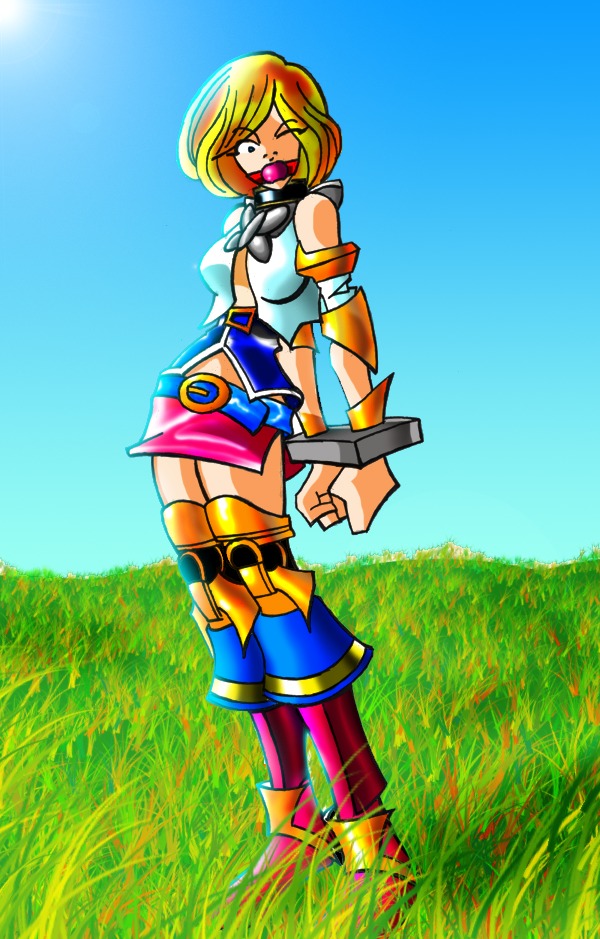 1girls 2d ashelia_b'nargin_dalmasca female female_only final_fantasy final_fantasy_xii gag gagged human human_female restrained rule34 solo solo_female tagme