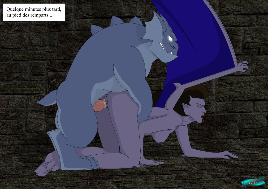 angela_(gargoyles) bronx_(gargoyles) disney fab3716 female gargoyles male nipples pussy rule34 sex tagme