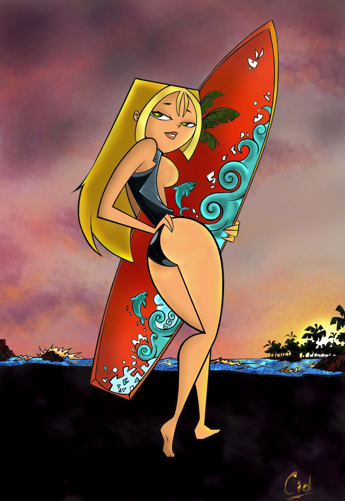 breasts breasts_out bridgette_(tdi) cid exposed_breasts female jpg leotard rule34 straight_hair tagme total_drama_island