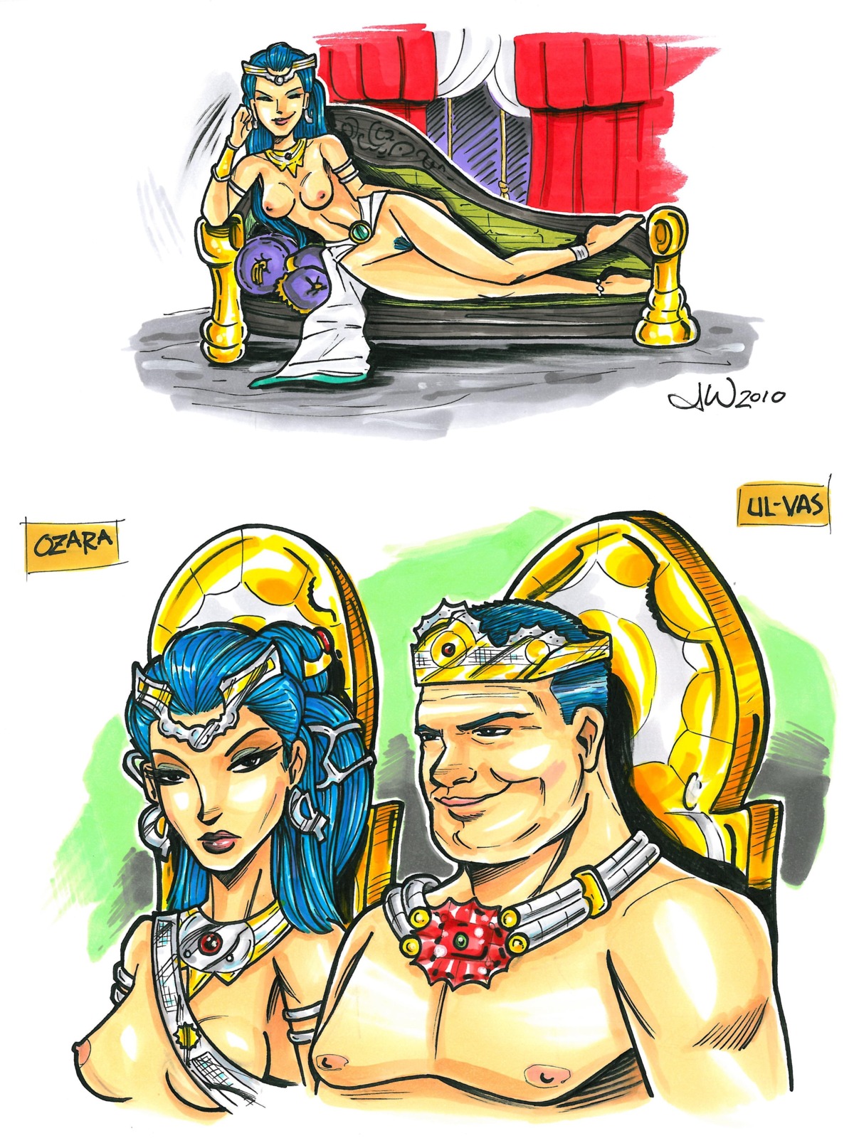 a_princess_of_mars barsoom blue_hair character_name male mitchatt ozara rule34 signature swords_of_mars text ul_vas