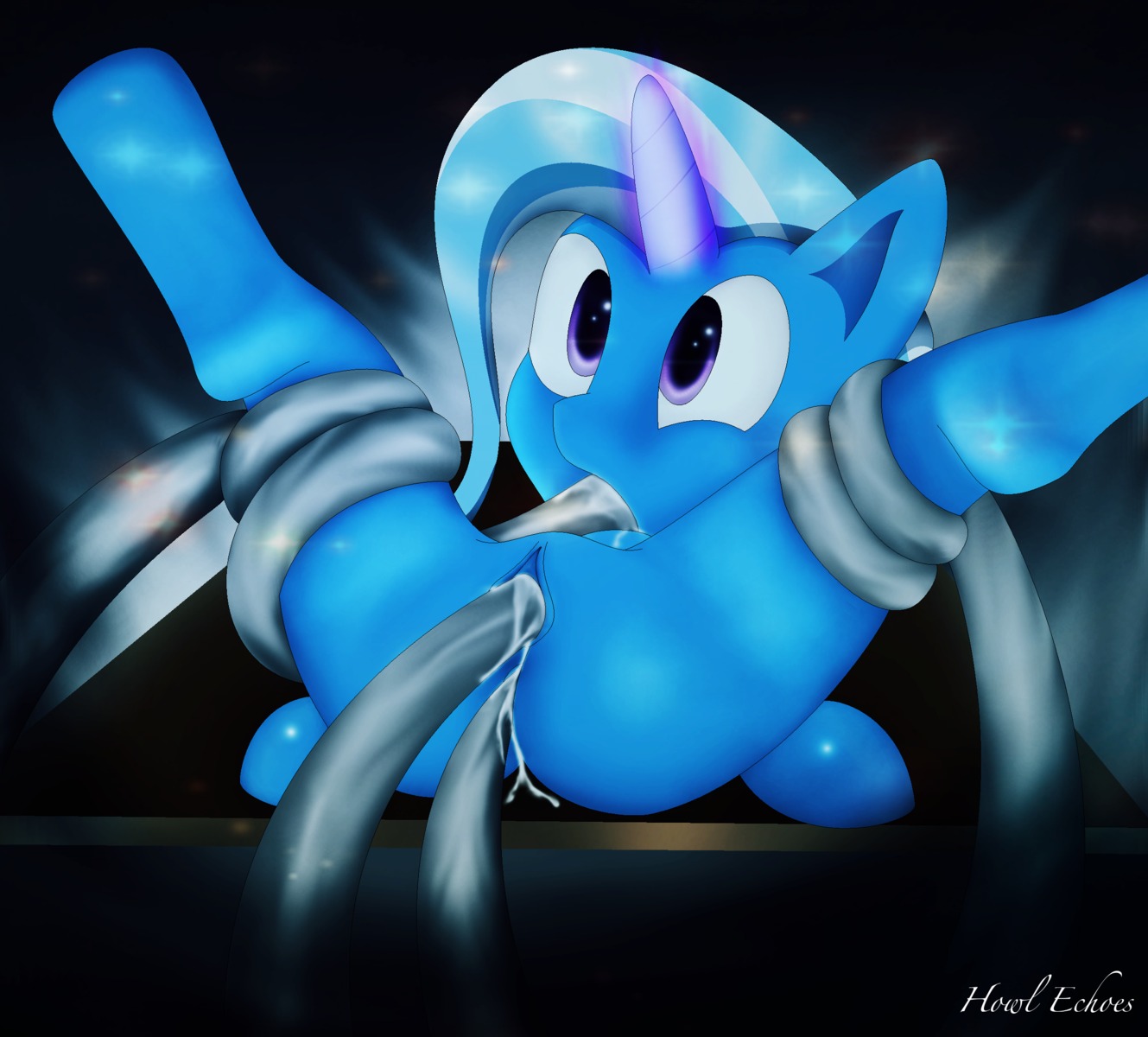 anal anal_penetration blue_body blue_fur bodily_fluids butt coiling cum digital_media_(artwork) e621 equid equine female feral forced friendship_is_magic fur genital_fluids hair hasbro hi_res hooves horn howl_echoes mammal my_little_pony mythological_creature mythological_equine mythology oral oral_penetration penetration restrained solo spread_legs spreading tentacle_in_mouth tentacle_penetration tentacles trixie_(mlp) unicorn vaginal vaginal_penetration