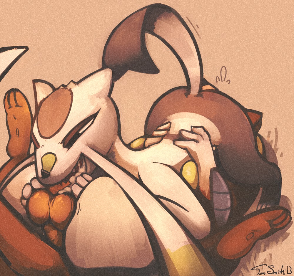 69_position ambiguous_gender balls bodily_fluids conditional_dnp cum duo e621 fellatio feral feral_on_feral floatzel generation_4_pokemon generation_5_pokemon genital_fluids genitals insomniacovrlrd male mienshao nintendo nude oral oral_penetration penetration penile penis pokemon pokemon_(species) sex spread_legs spreading