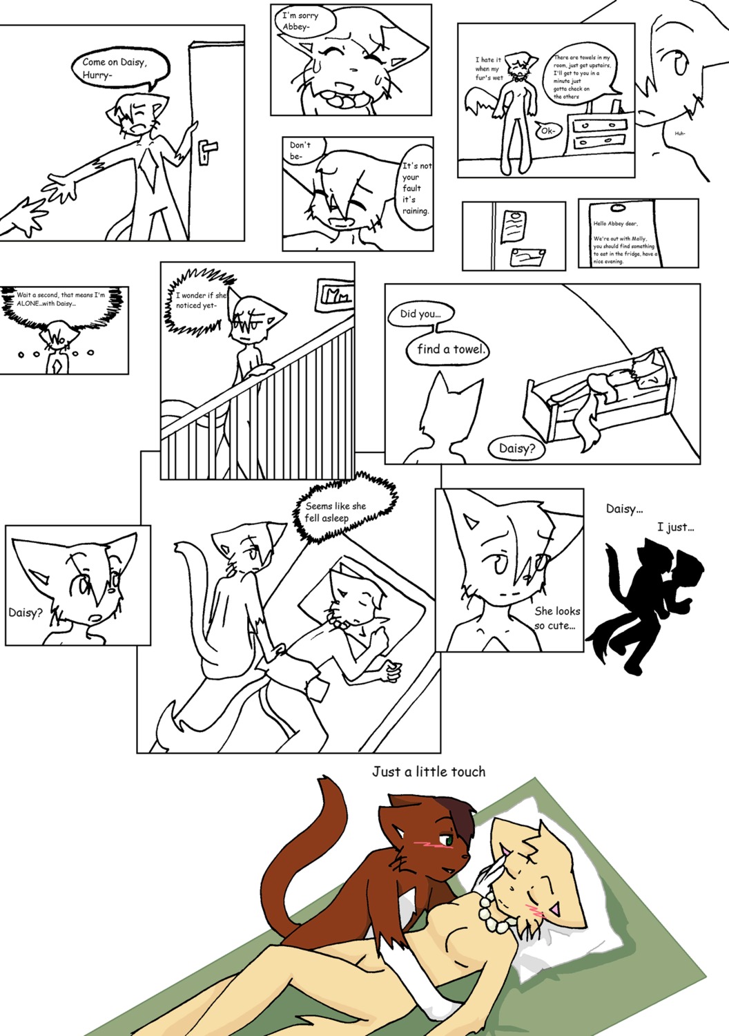 abbey_(bcb) anthro bittersweet_candy_bowl daisy_(bcb) feline female fur furry rule34 straight tagme webcomic