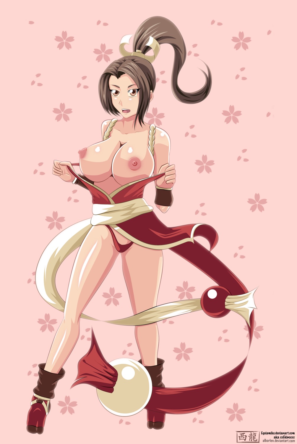 alborlen fatal_fury female female_only human king_of_fighters mai_shiranui rule34 snk solo tagme xxekinoxxx