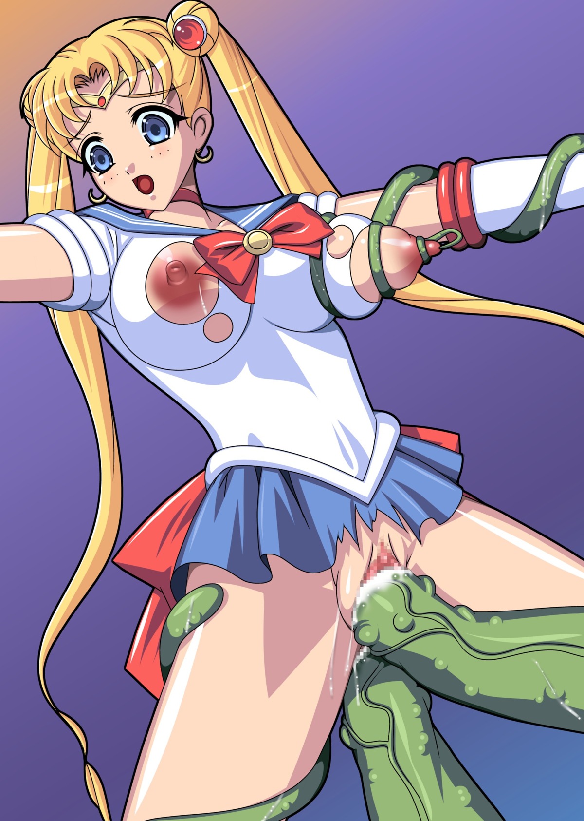 bishoujo_senshi_sailor_moon breasts censored clitoris clothing cyduster female large_breasts mosaic_censoring nipples open_mouth pussy rule34 sailor_moon skirt tentacle torn_clothes usagi_tsukino vaginal_penetration