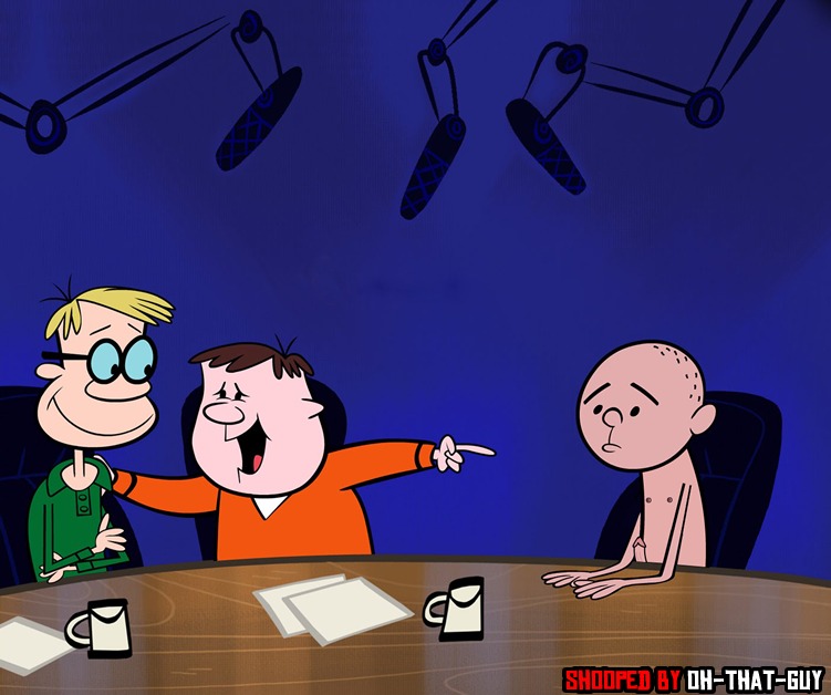 karl_pilkington male male_only ricky_gervais rule34 stephen_merchant tagme the_ricky_gervais_show