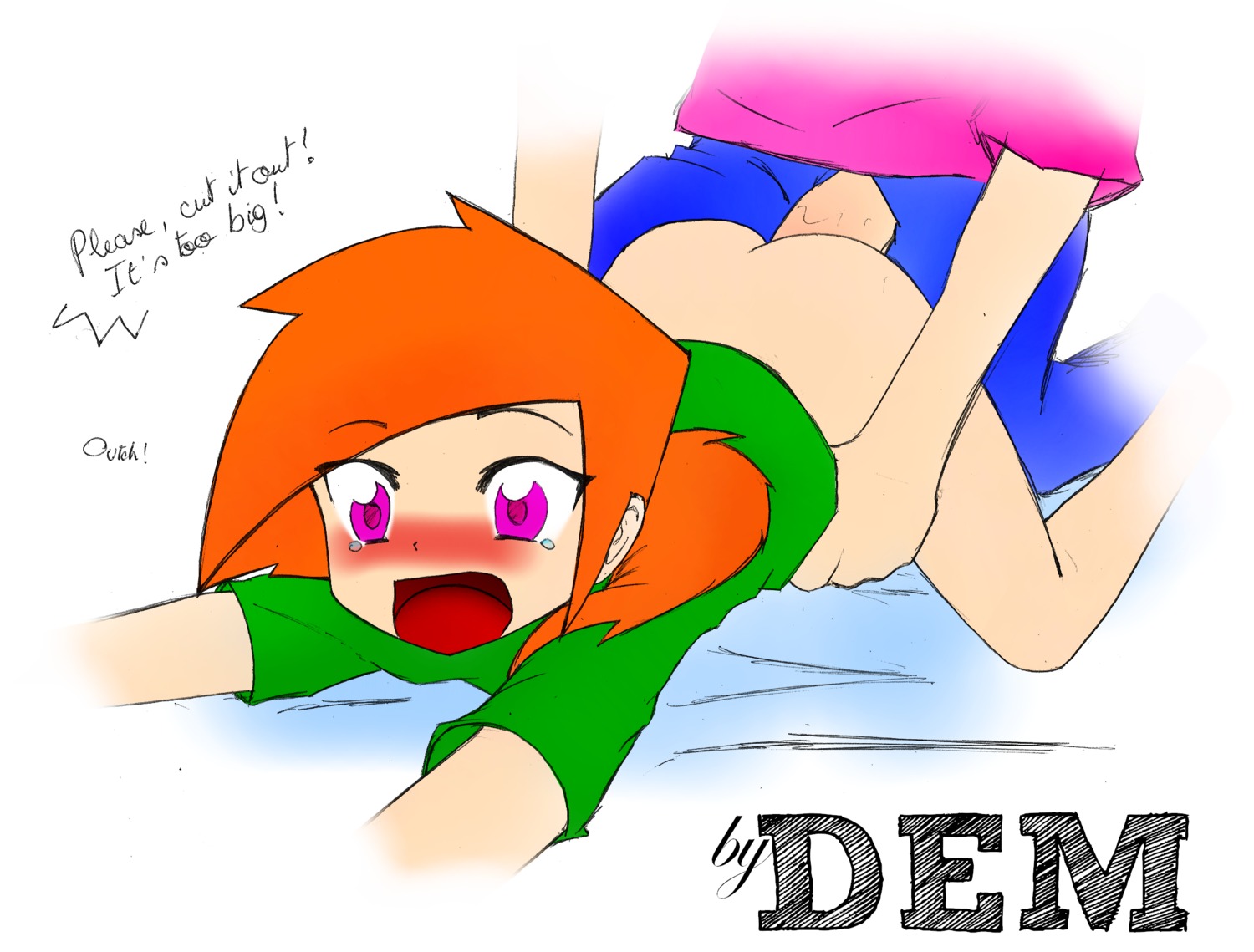 00s 2000s dem english_text female male nickelodeon rule34 sex straight straight_hair tagme tears text the_fairly_oddparents timmy_turner vicky_(fairly_odd_parents)