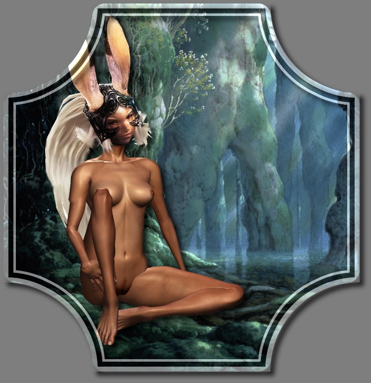 1girls 3d animal_ears breasts bunny_ears female female_only final_fantasy final_fantasy_xii fran_(ffxii) helmet humanoid kemonomimi nude pussy rule34 solo solo_female tagme viera