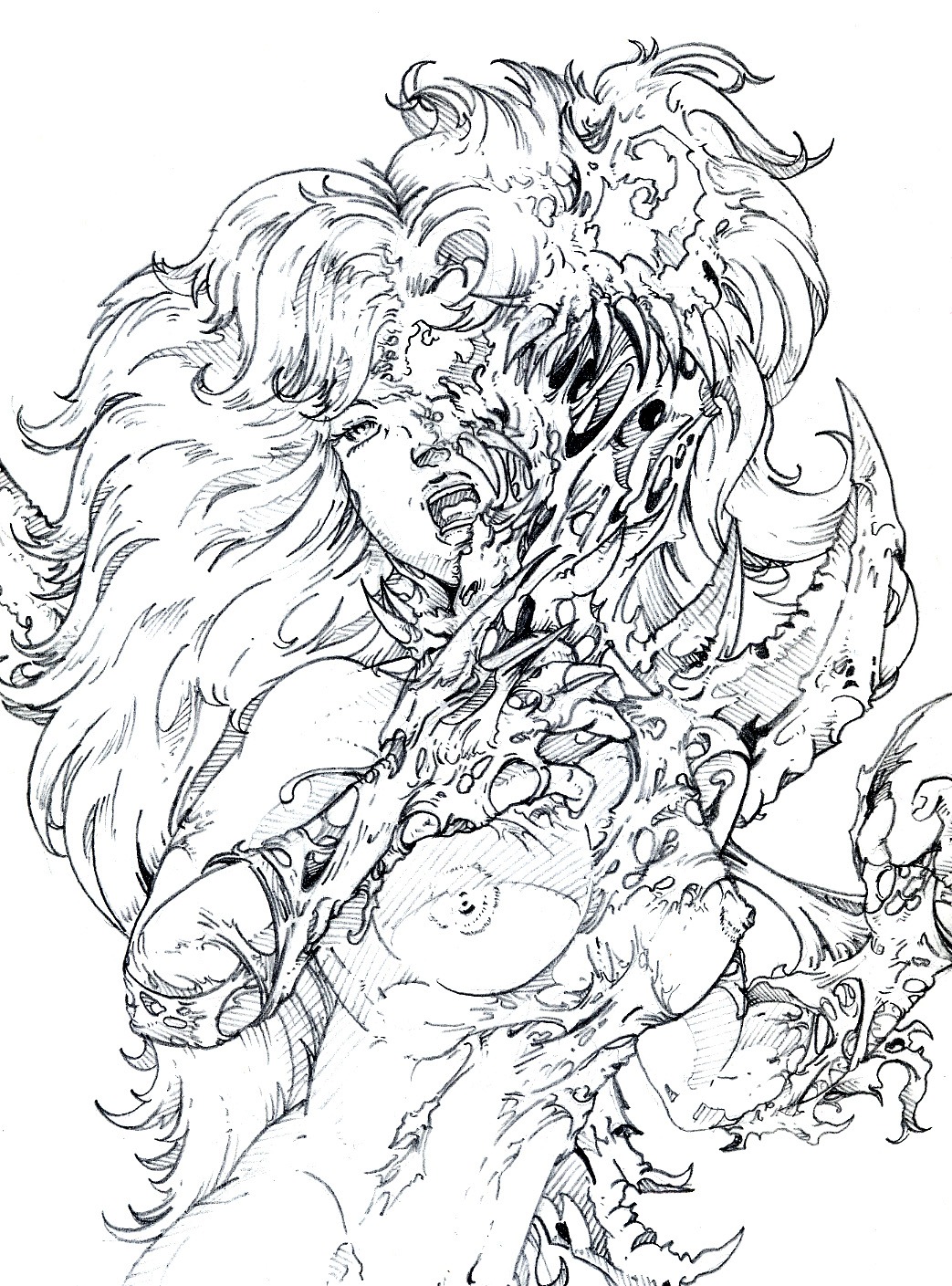 female lorna_dane marvel marvel_comics mutant_(marvel) nipples polaris_(x-men) rule34 spider-man_(series) symbiote x-men