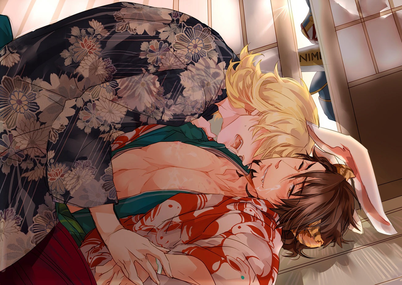 barnaby_brooks_jr. ivan_karelin kotetsu_t._kaburagi male male_only origami_cyclone rule34 tiger_and_bunny wild_tiger