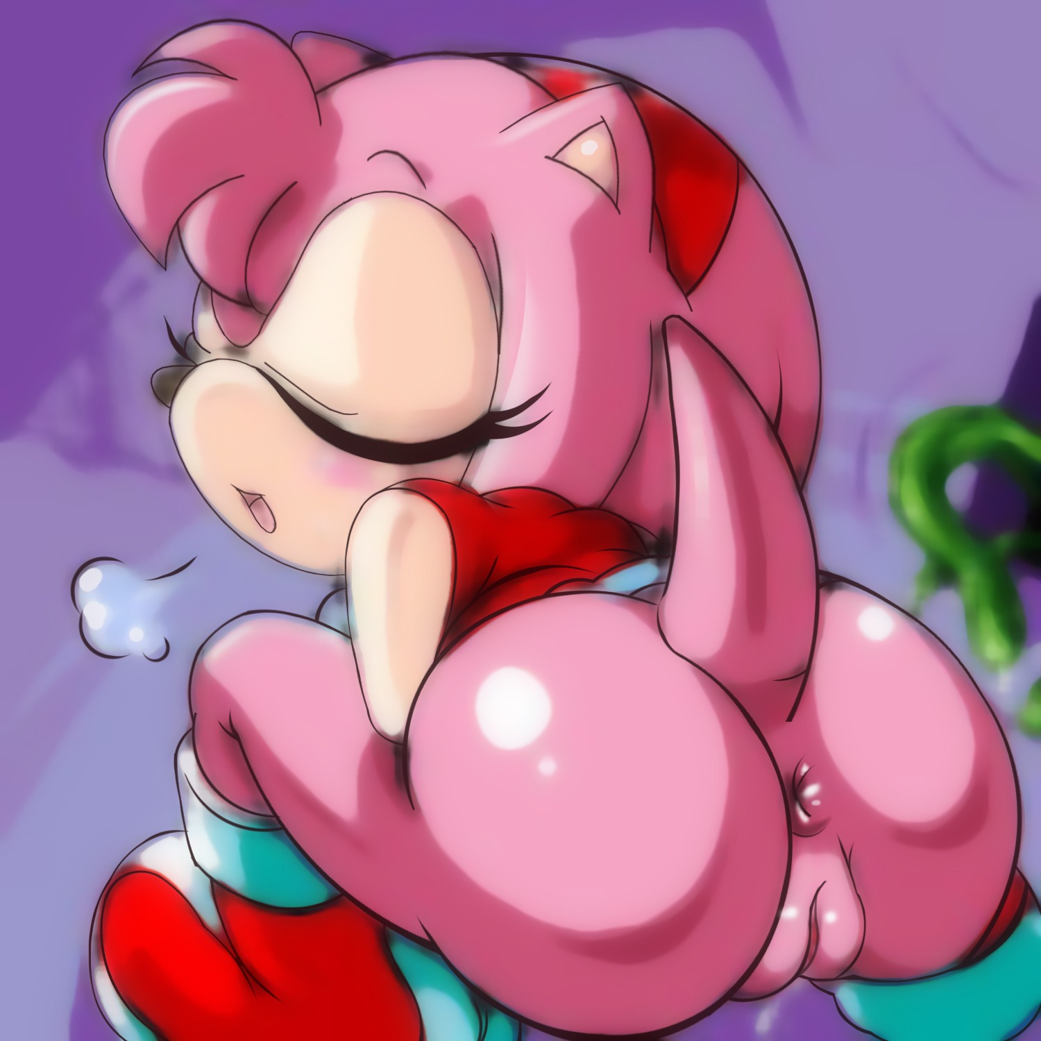 amy_rose anthro anus female female_only fur hedgehog pussy rule34 solo sonic_(series) squat tagme