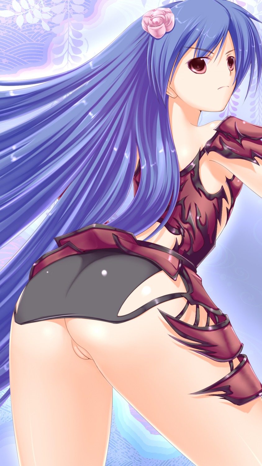 ass female idolmaster kisaragi_chihaya pussy rokushiru_(muzai-p) rule34 tagme