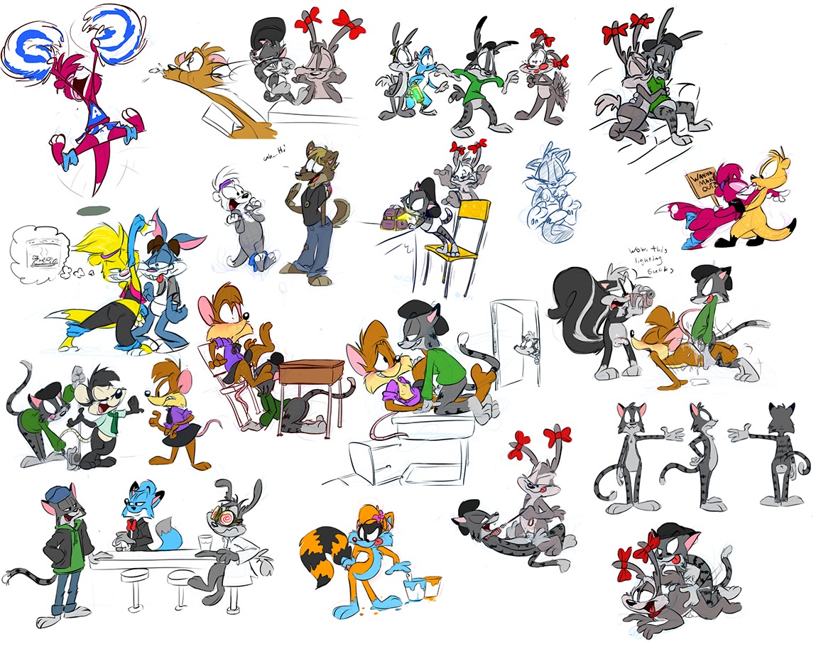 anthro female ishoka rhubella_rat rule34 tagme tiny_toon_adventures warner_brothers