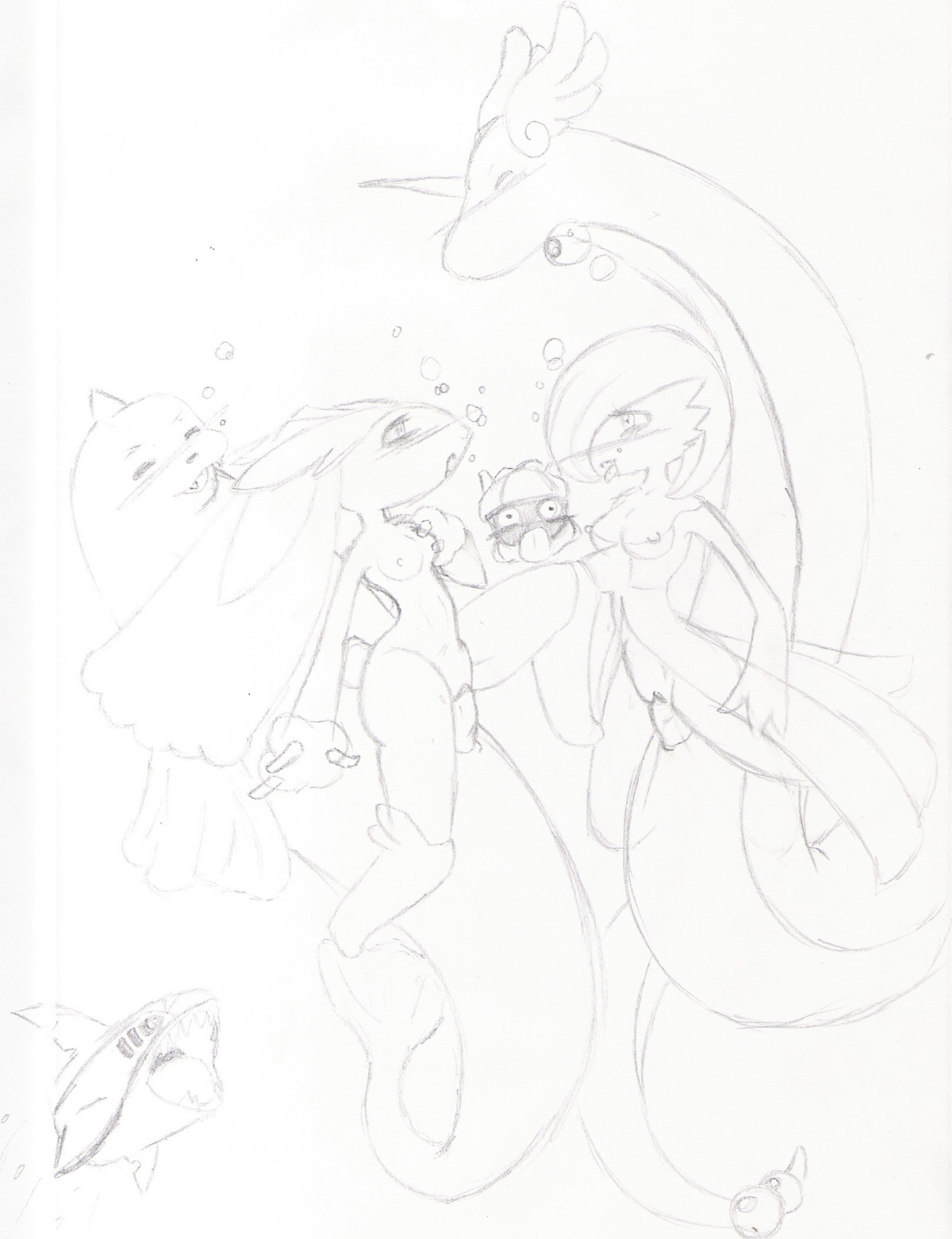 2boys 2girls anthro dewgong dragonair female female_pokemon femsub feral furry gardevoir lopunny male male_pokemon male_pokemon/female_pokemon maledom nintendo pok&eacute;mon_(species) pokemon pokemon_(species) pokemon_rse rule34 sharpedo shellder