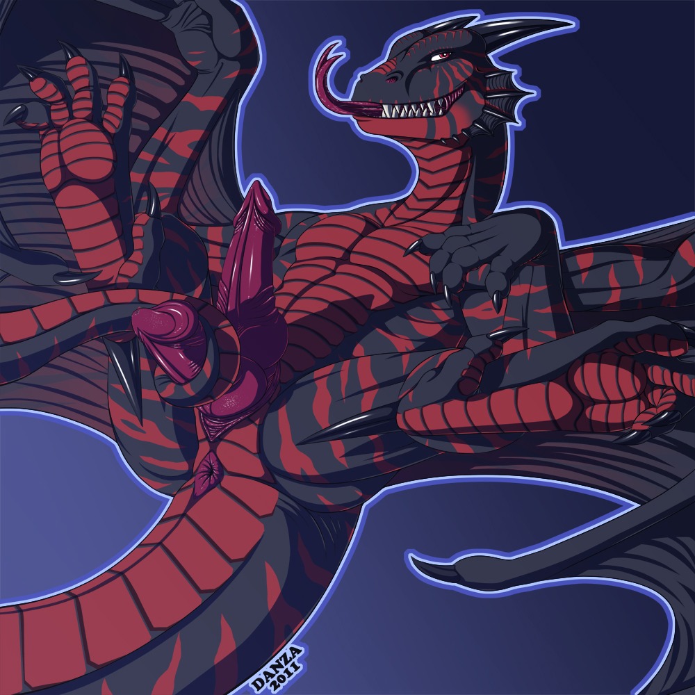 1:1 2011 2_penises animal_genitalia anus autotailjob black_body black_claws black_horn black_membrane black_scales black_wings claws conditional_dnp danza davec diphallism dragon e621 erection european_mythology feral forked_tongue frill_(anatomy) genital_slit genitals horn knot lying male masturbation membrane_(anatomy) membranous_frill membranous_wings multi_genitalia multi_penis multicolored_body multicolored_scales mythological_creature mythological_scalie mythology on_back penile penile_masturbation penis presenting presenting_penis red_body red_scales red_wings scales scalie signature simple_background solo spread_legs spreading tail tail_around_penis tail_fetish tail_masturbation tail_play teeth thick_tail toe_claws tongue tongue_out two_tone_body two_tone_scales two_tone_wings vertical_diphallism western_dragon wings