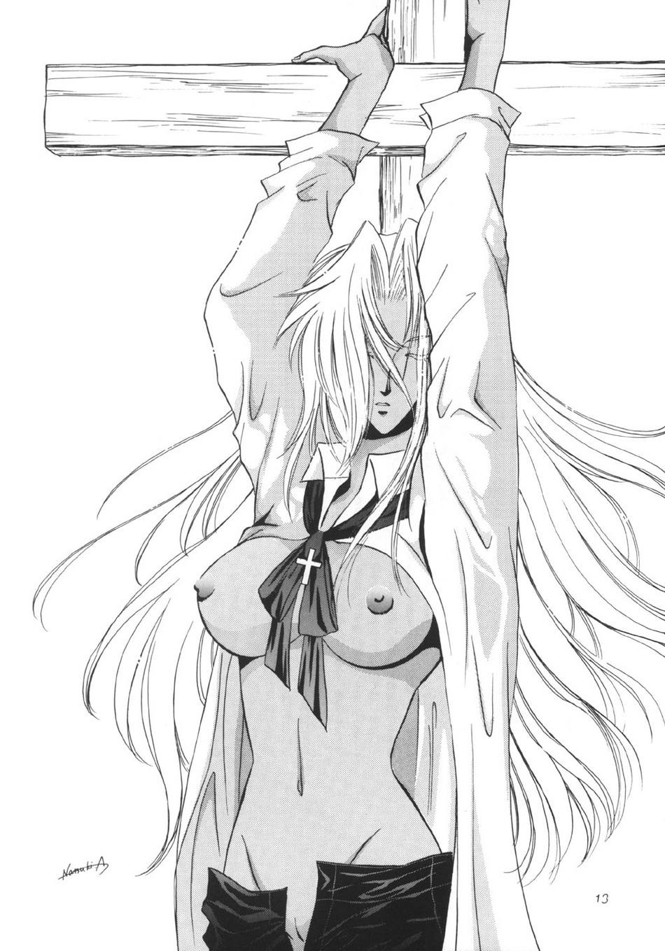 black_and_white female hellsing integra_hellsing rule34 tagme
