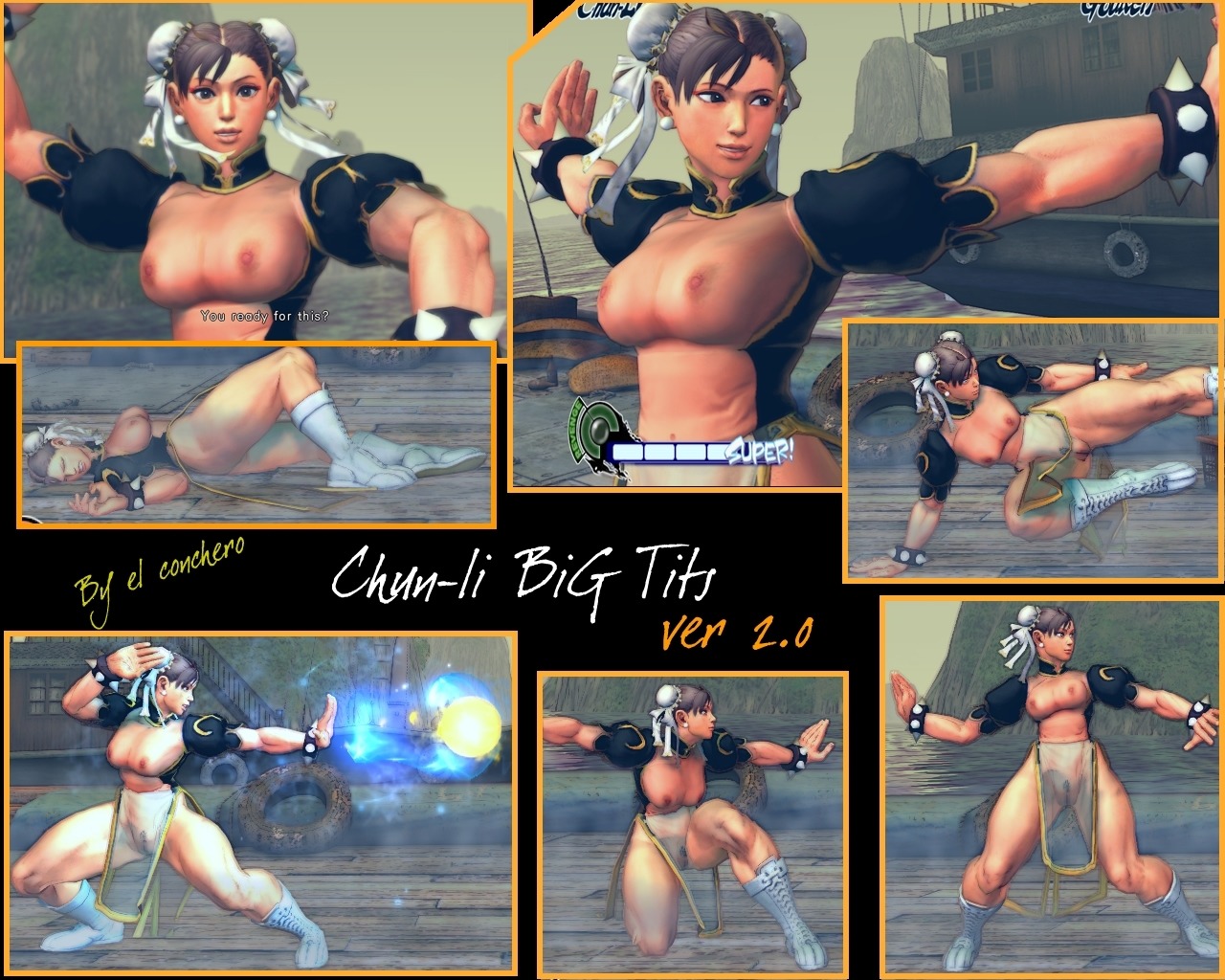3d capcom chun-li el_conchero female human rule34 straight_hair street_fighter tagme