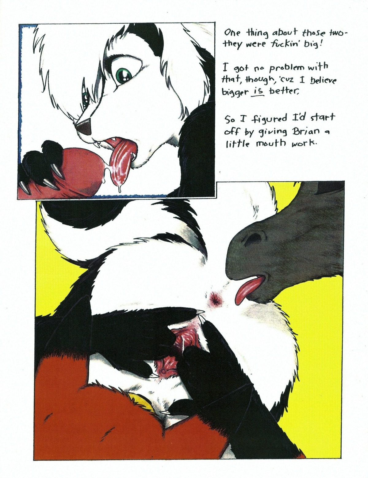 absurd_res anthro anus asinus canid canine clitoris comic dialogue donkey e621 english_text equid equine erection fellatio female fingering fox genitals group group_sex hi_res humanoid_genitalia humanoid_penis james_m_hardiman licking lori_(jmh) male male/female mammal mephitid nude oral penile penis profanity sex skunk spread_vulva spreading text threesome tongue tongue_out trio vaginal vaginal_fingering vulva