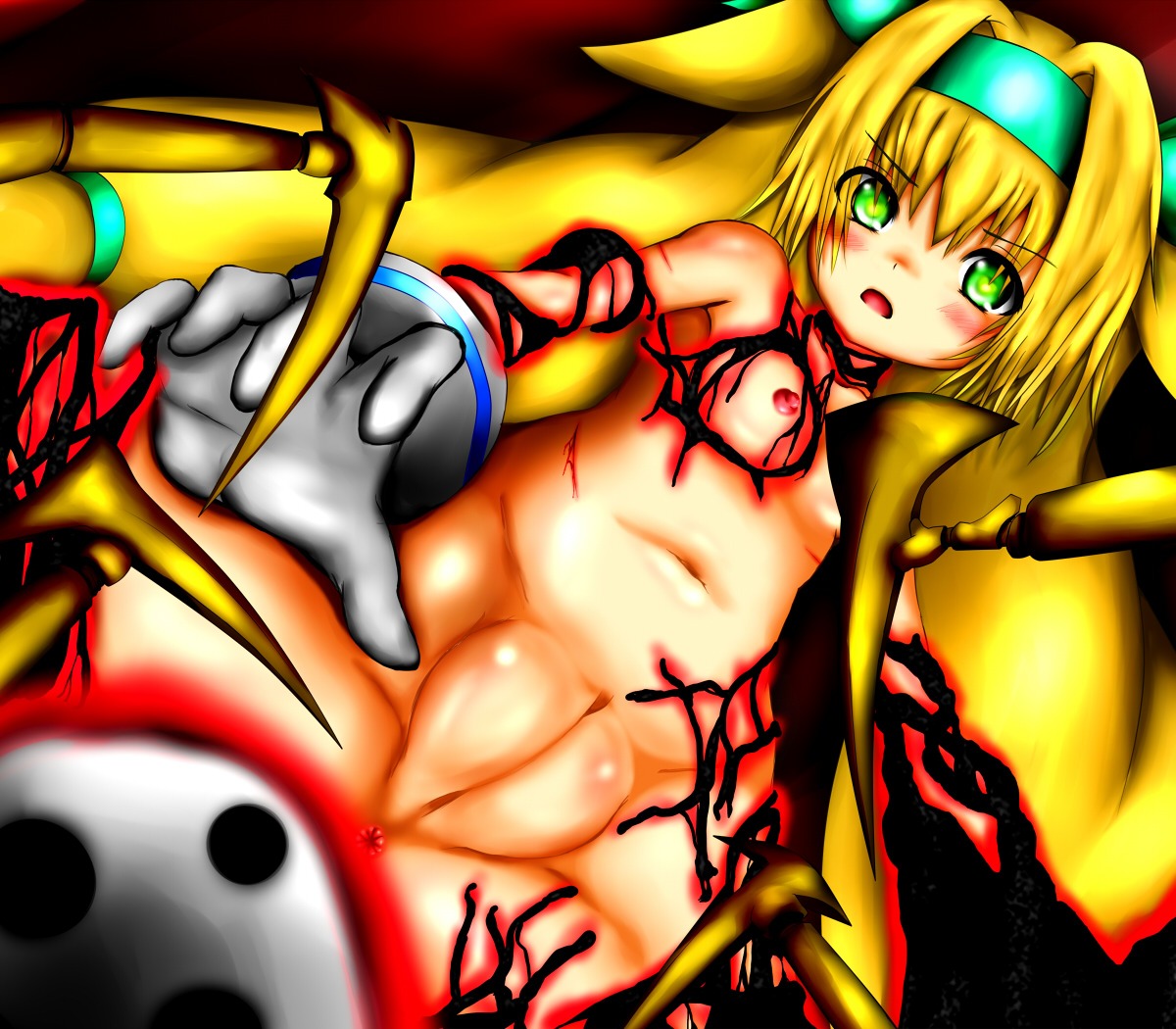 arakune blazblue female platinum_the_trinity rule34 tagme