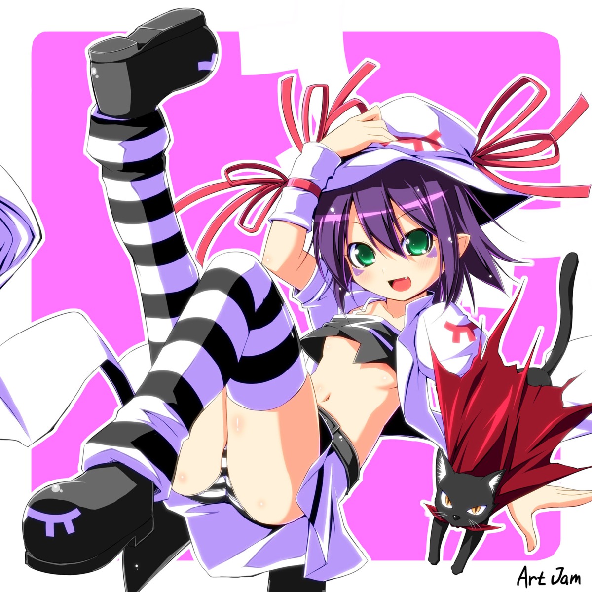 female merry_nightmare purple_hair rule34 tagme yumekui_merry