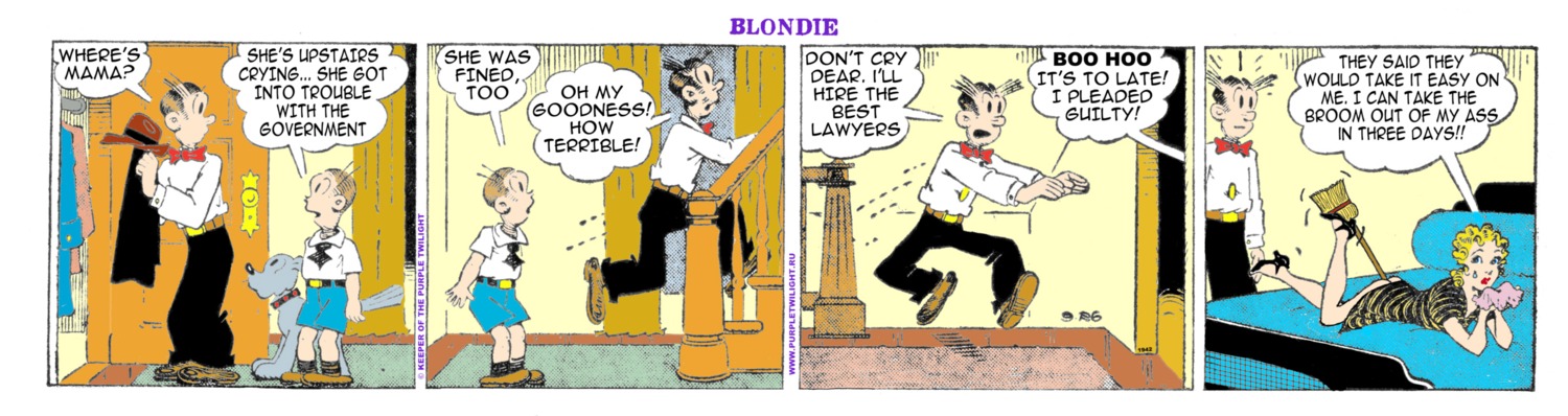 blondie_(comic) blondie_bumstead clothing comic_strip dagwood_bumstead edit female human rule34 tagme