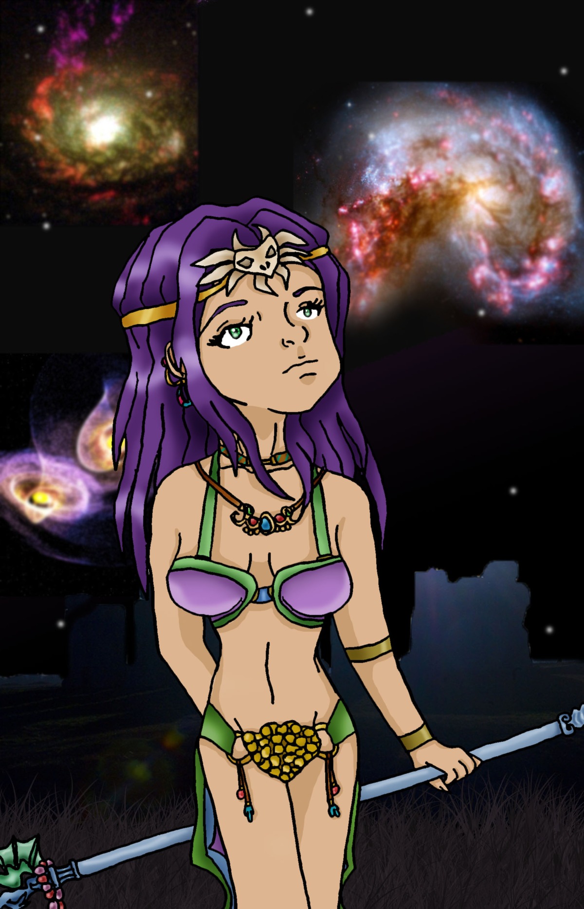 capcomwarrior female malyssa primal_rage primal_rage_ii purple_hair rule34 tagme