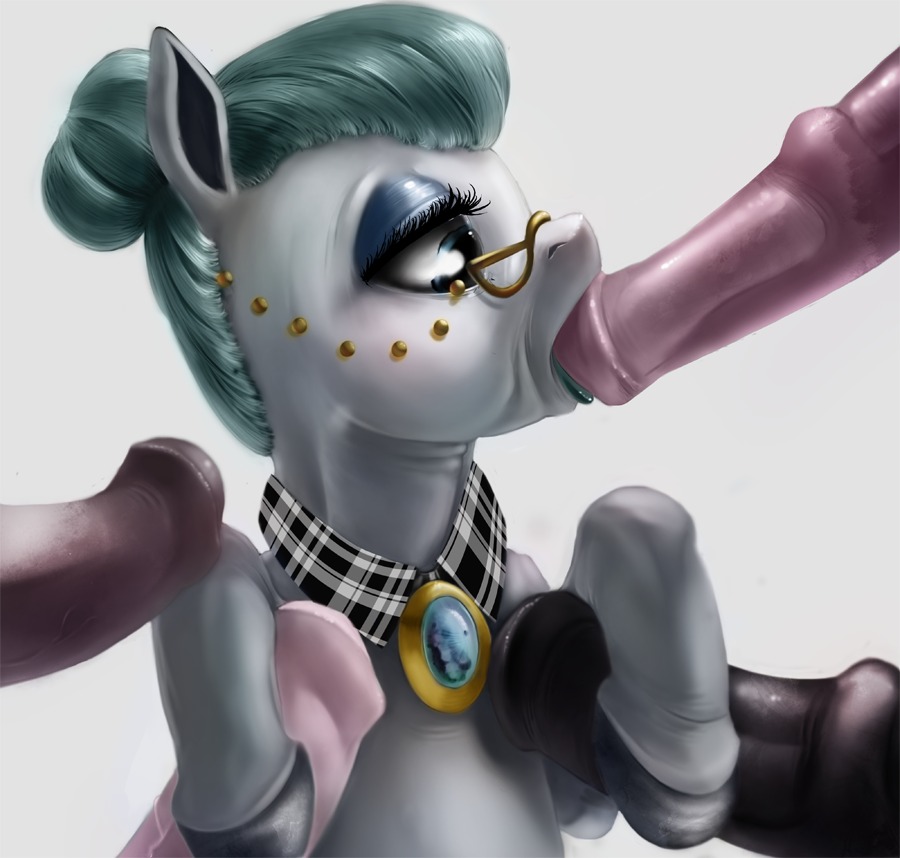 2013 blue_eyes cloudy_quartz_(mlp) e621 earth_pony elderly elderly_female equid equine erection eyewear fellatio female feral friendship_is_magic fur genitals glasses green_hair grey_body grey_fur group hair handjob hasbro horse male male/female mammal mature_female mature_feral mother_(lore) mothercrow my_little_pony oral oral_penetration parent_(lore) penetration penile penis pony sex simple_background
