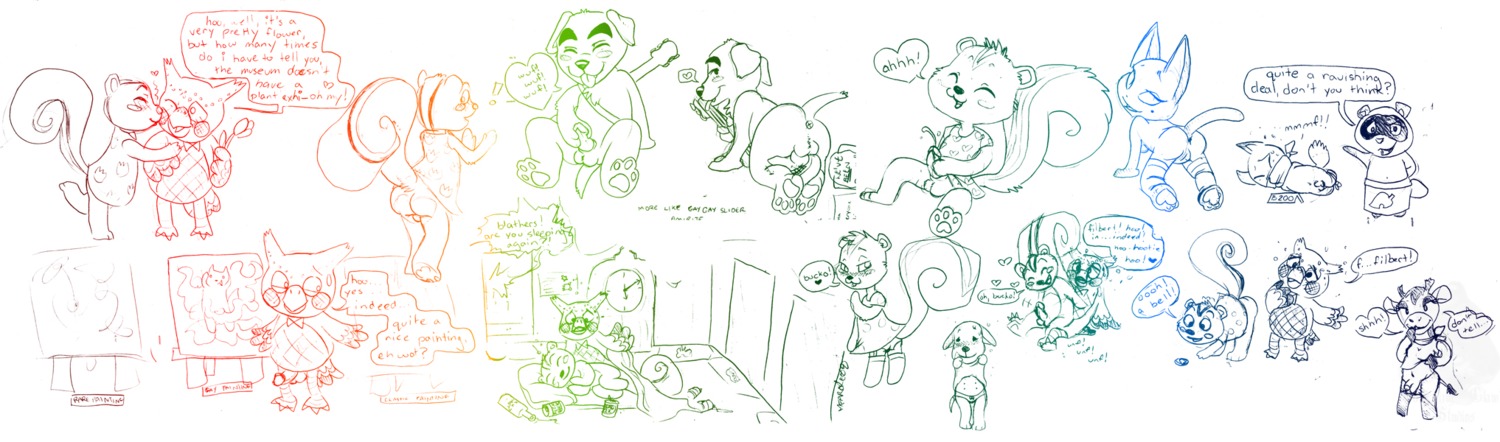 2girls 6boys alcohol anatomically_correct animal_crossing anthro ass asshole beauty_mark blathers_(animal_crossing) canine crazy_redd cum daisy_(animal_crossing) farorenightclaw feline female filbert_(animal_crossing) fox furry gay giraffe gracie_(animal_crossing) guitar k.k._slider kiss kissing kissing_cheek looking_at_viewer looking_back male masturbation nintendo olivia_(animal_crossing) owl painting_(object) panties penis presenting presenting_anus pussy raccoon_dog rainbow rear_view rule34 sex squirrel straight_hair tanuki text_bubble tied_up tom_nook totakeke yaoi