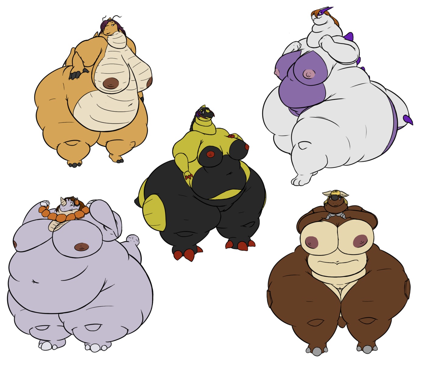 anthro anthrofied avian big_breasts breasts digital_media_(artwork) dragon dragonite e621 eddy_okapi female generation_1_pokemon generation_2_pokemon generation_4_pokemon generation_5_pokemon genitals haxorus hi_res horn kangaskhan legendary_pokemon lugia mammal morbidly_obese multiple_images mythological_creature mythological_scalie mythology nintendo nipples non-mammal_breasts non-mammal_nipples nude obese obese_female overweight overweight_female pokemon pokemon_(species) pokemorph pose rhinoceros rhyperior scales scalie solo tail thick_tail thick_thighs ventral_scales vulva wide_hips