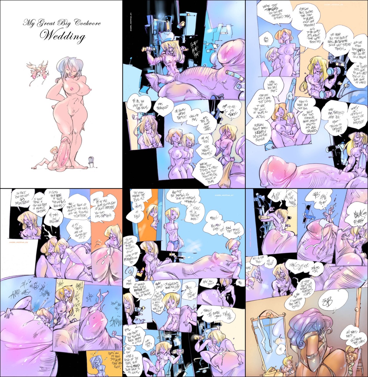 cock_vore comic cum dialogue gigantic_penis huge_cock hyper hyper_balls hyper_penis male male_urethral_insertion mamabliss nude penile_urethral_insertion penis rule34 urethral_insertion vore wedding what