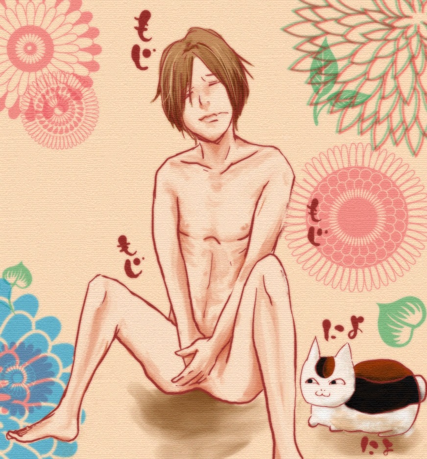 male male_only natsume_yuujinchou nyanko-sensei rule34 shuuichi_natori tagme