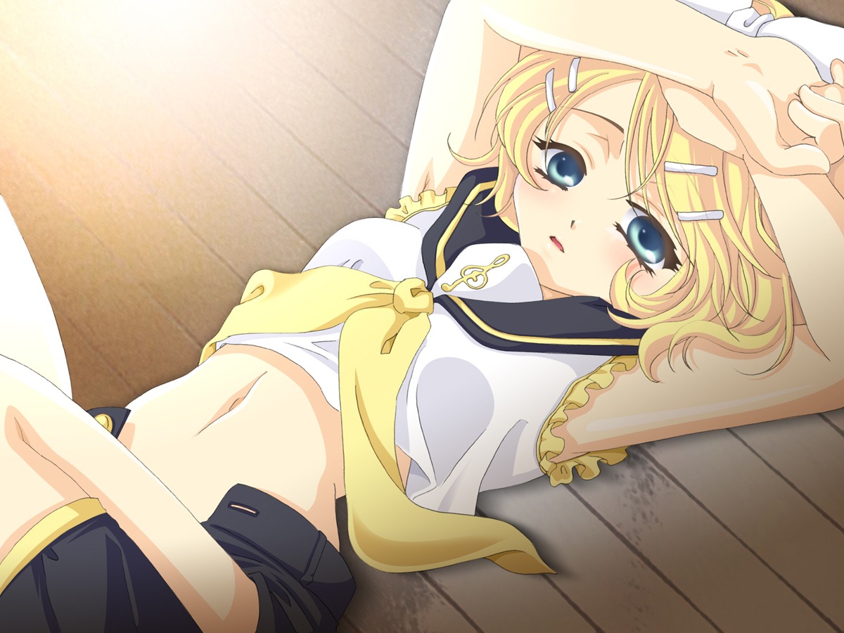 1girls female female_only kagamine_rin rule34 solo tagme vocaloid