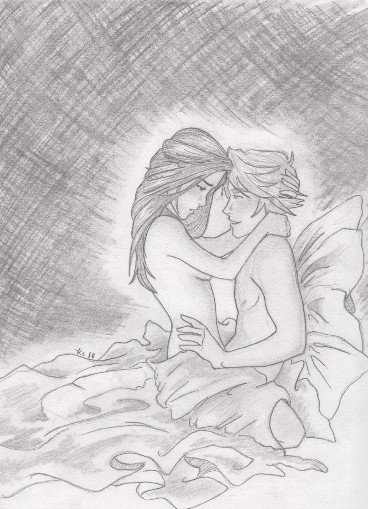 1boy 1girls artist_request female hunger_games jennifer_lawrence josh_hutcherson katniss_everdeen male peeta_mellark rule34 sketch straight tagme the_hunger_games