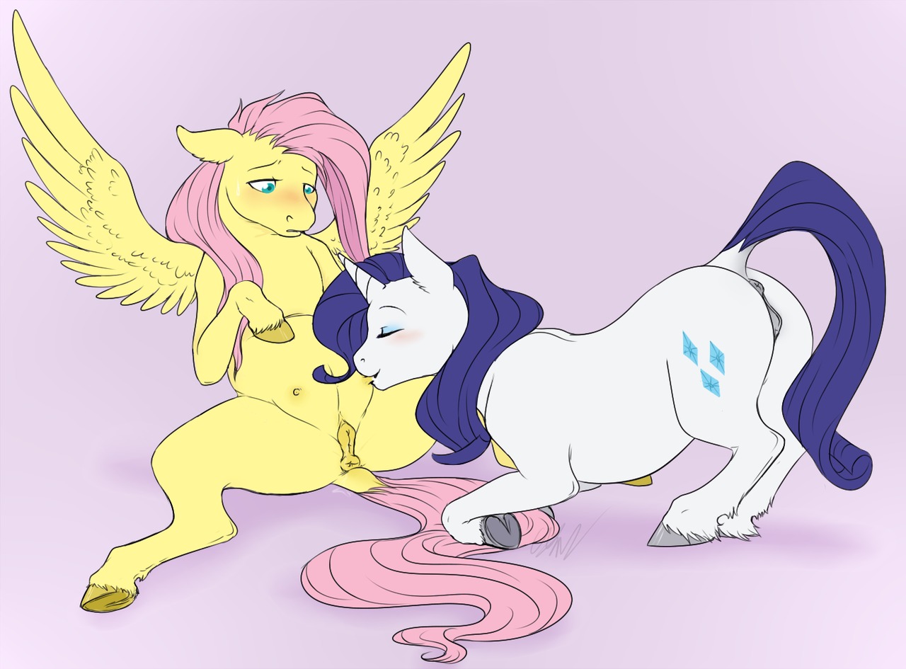 2012 animal_genitalia animal_vulva anus bent_over bite blue_eyeshadow breast_play breast_suck breasts cartoonlion cutie_mark duo e621 equid equine equine_genitalia equine_vulva eyeshadow feathered_wings feathers female female/female feral feral_on_feral fluttershy_(mlp) friendship_is_magic fur genitals hair hasbro hooves horn makeup mammal my_little_pony mythological_creature mythological_equine mythology nipple_bite nipple_fetish nipple_play nipples pegasus pink_hair purple_hair quadruped rarity_(mlp) sex signature sucking tail teats unicorn vulva white_body white_fur wing_boner wings yellow_body yellow_feathers yellow_fur
