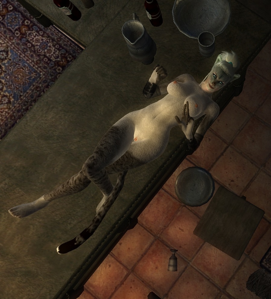 1girls 3d anthro anthro_female anthro_only artist_request breasts female female_only furry furry_female furry_only game_screenshot garry's_mod khajiit nipples nude nude_female oblivion rule34 solo the_elder_scrolls