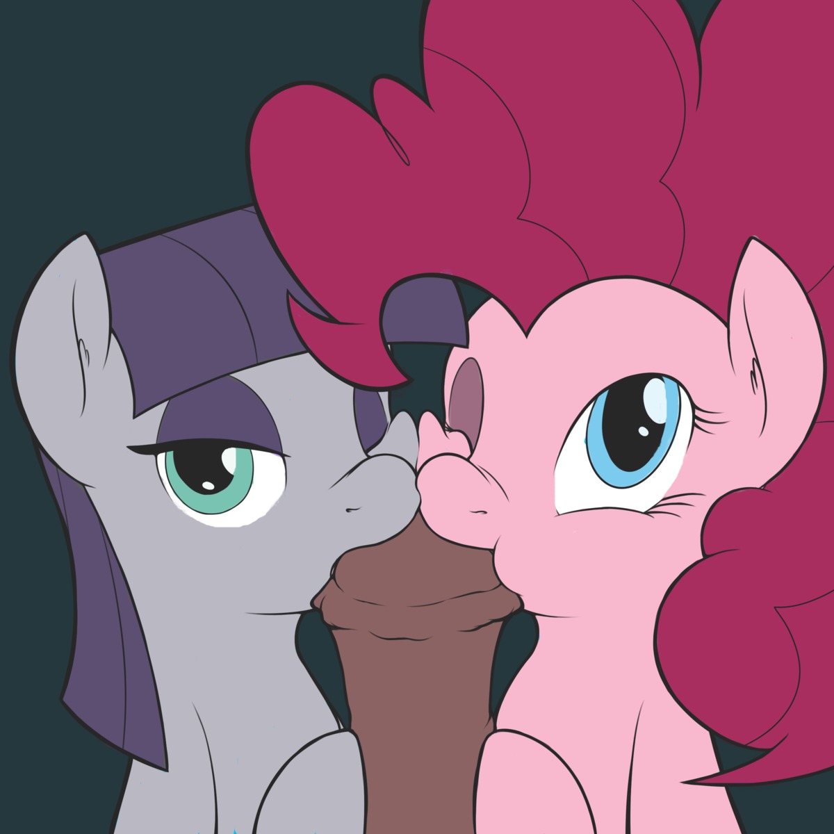 1:1 2014 absurd_res animal_genitalia animal_penis blue_eyes colored duo_focus e621 earth_pony equid equine equine_genitalia equine_penis erection eyelashes female feral friendship_is_magic fur genitals group hair half-closed_eyes hasbro hi_res horse looking_at_viewer male male/female mammal maud_pie_(mlp) my_little_pony narrowed_eyes one_eye_closed oral penis pink_body pink_fur pink_hair pinkie_pie_(mlp) pony purple_hair sex sibling_(lore) simple_background sister_(lore) sisters_(lore) toony vulapa